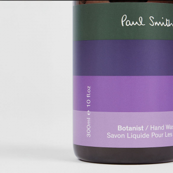 Paul Smith Handwash Botanist,Pumpgefäss, grün aubergine, 300ml, detail